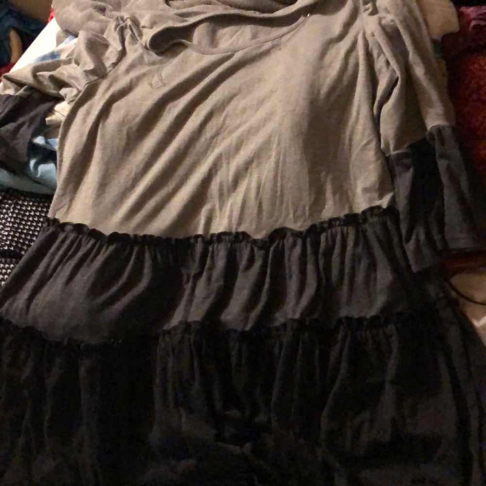 Tunic with layers of ruffles